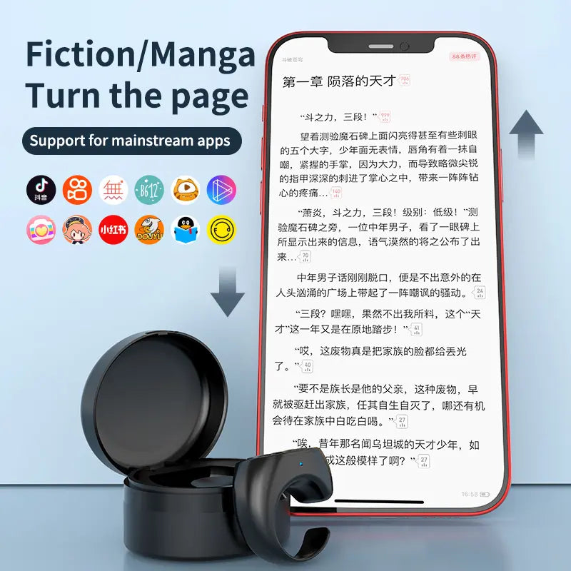 TikTok Bluetooth Remote Control – Wireless Selfie & Video Shutter for iPhone, iPad & Android Smartphones