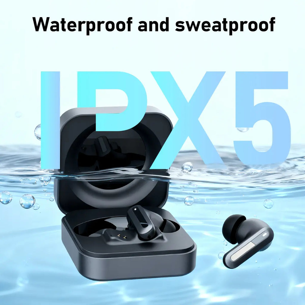 Wireless Bluetooth 6.0 Earbuds – Waterproof In-Ear Earphones with Mic for Calls, Gaming, Sports & Office Use