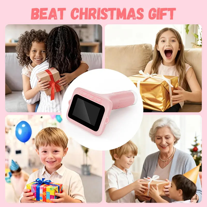 ASPOVEN 4K Kids Digital Microscope – 3” Screen Rechargeable Pocket STEM Learning Tool for Ages 4–12, Educational Gift for Boys & Girls