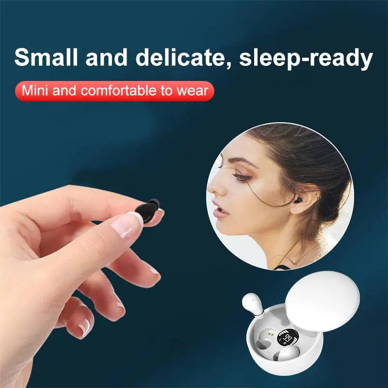 Mini Invisible Bluetooth 5.4 Earbuds – Crystal Clear Sound, Noise Reduction & All-Day Comfort