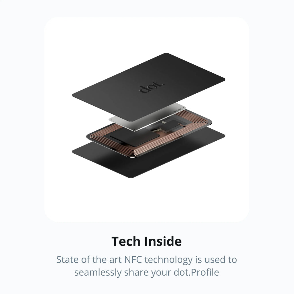 Dot. Card - Digital Business Card - Tap to Share NFC - Iphone & Android
