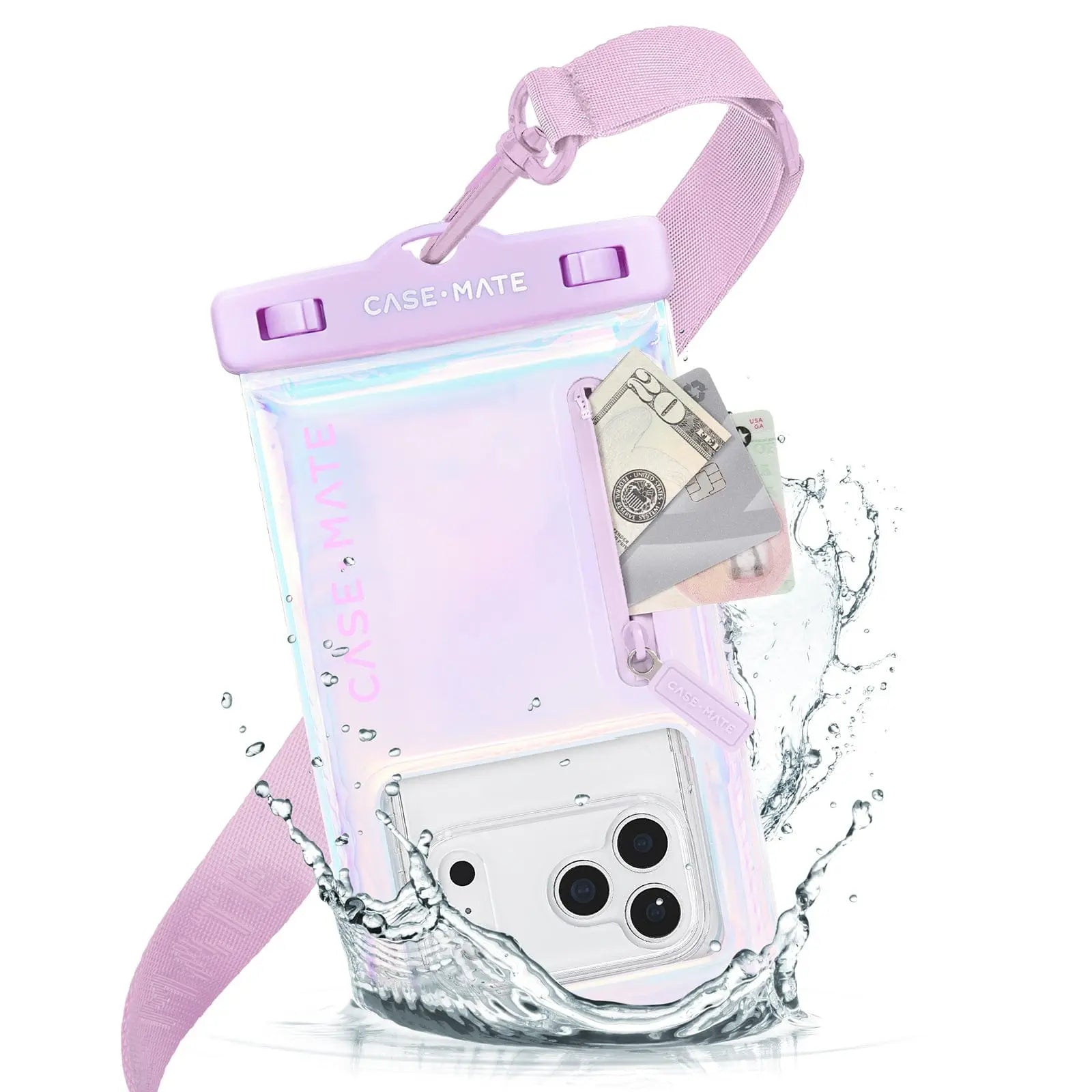 Waterproof Floating Pouch - Phone Pouch with Adjustable Lanyard Smartphone Cellphone