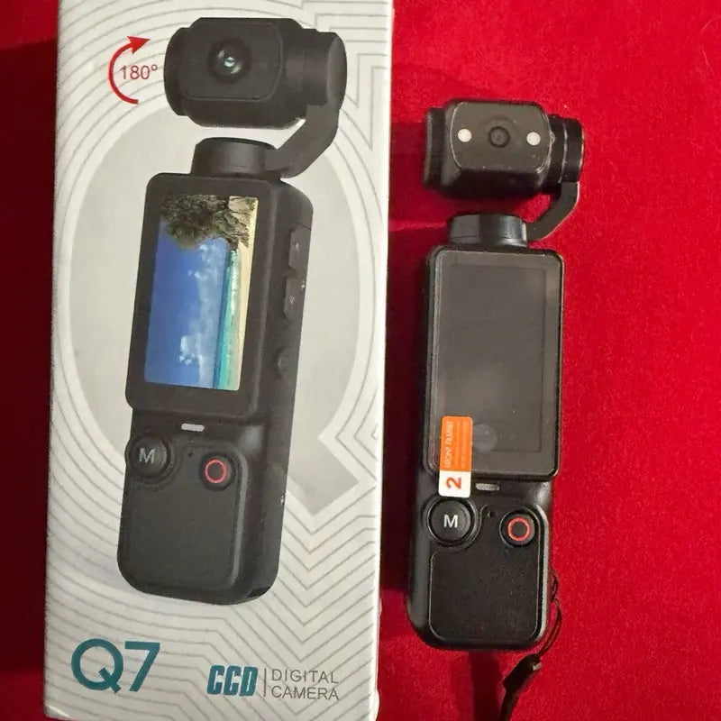 Portable 2.5K Ultra HD Video Recorder with 180 Rotating Lens