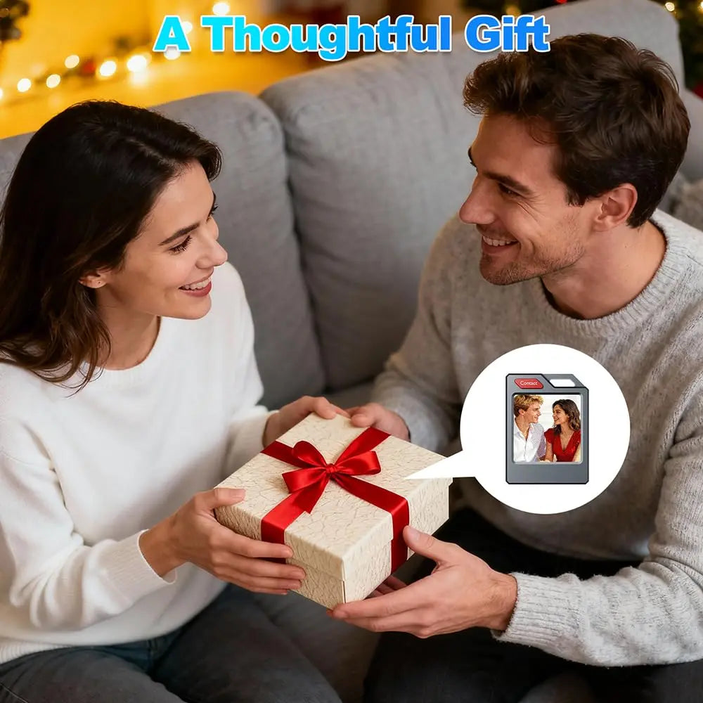 Phototag E-Ink Tracker – Customizable Apple Find My Tag for Keys, Wallets & Luggage, Photo Display, IP65 Waterproof, Up to 10 Months Battery