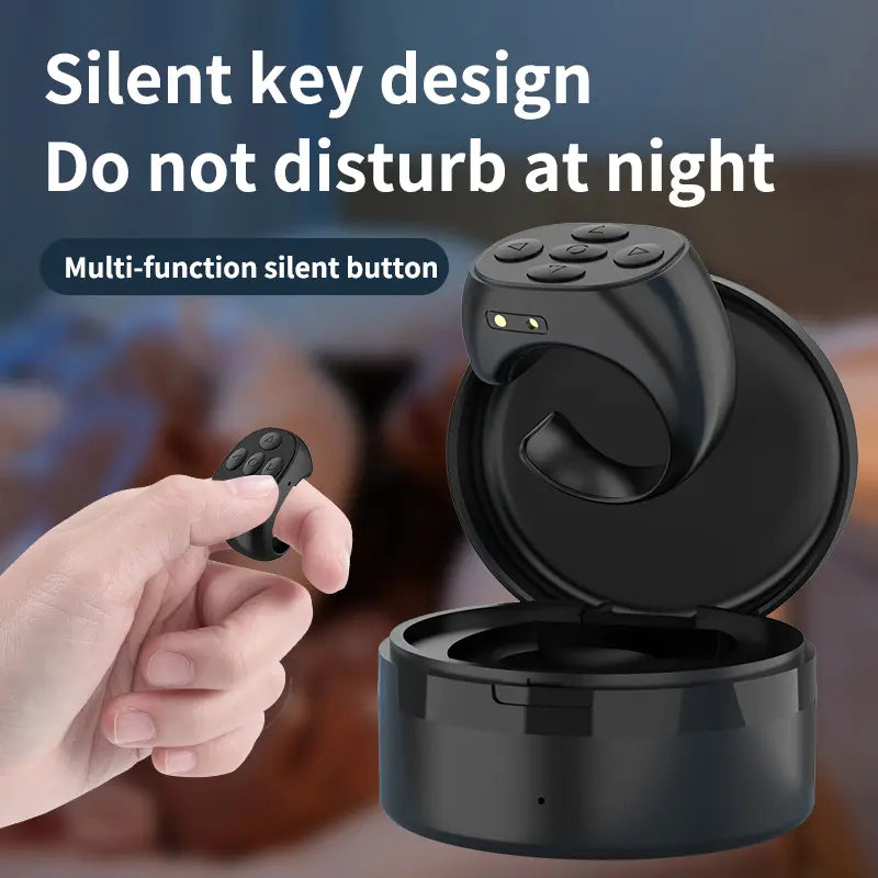 TikTok Bluetooth Remote Control – Wireless Selfie & Video Shutter for iPhone, iPad & Android Smartphones