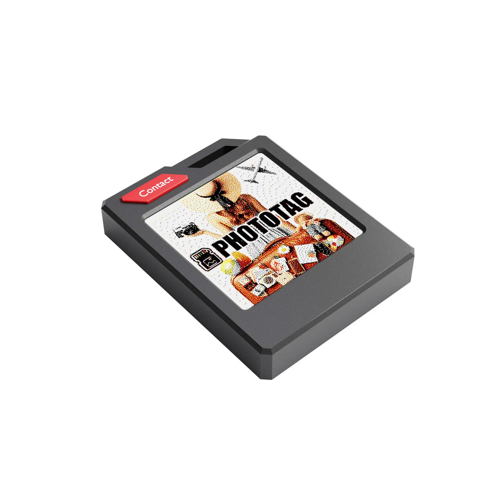 Phototag E-Ink Tracker – Customizable Apple Find My Tag for Keys, Wallets & Luggage, Photo Display, IP65 Waterproof, Up to 10 Months Battery