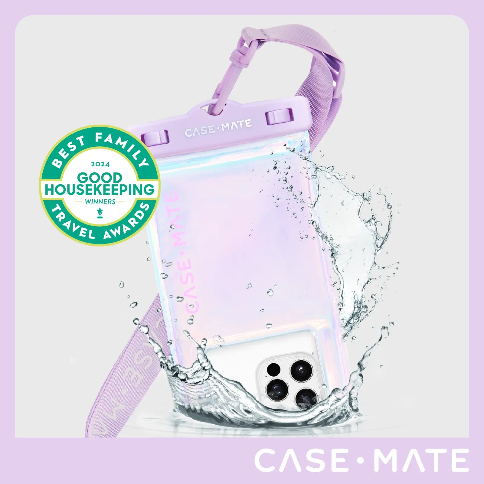 Waterproof Floating Pouch - Phone Pouch with Adjustable Lanyard Smartphone Cellphone